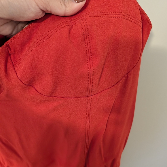 J. Crew Red Midi Dress - Picture 5 of 8